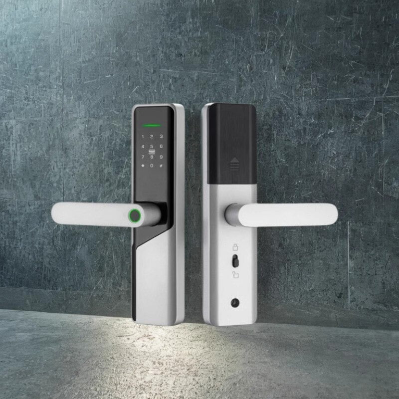 Incuietoare inteligenta Neumann NovaLock – Deblocare cu amprentă, PIN, card, cheie și aplicație Tuya