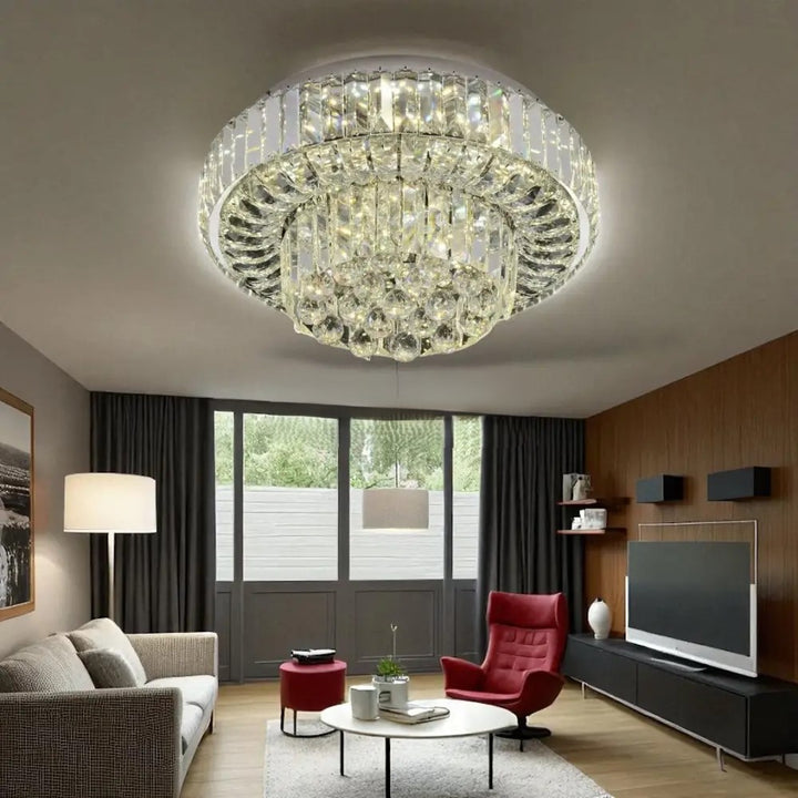 Candelabru LED modernă 88108-400 cu telecomandă 2.4G, 100W, lumină reglabilă 3500K–6500K